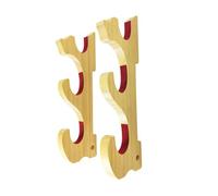Hellery , Wall-mounted Presentation Hanger, Sword Hook Rail for Collectibles, 3 Tier Padded