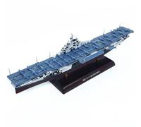 Hellery Warship Naval Ship Model Carrier Miniature Scale Model Alloy Glue Build Finished With Convincing Details And Aircraft, CV-13 USS Franklin Aircraft Carrier Model