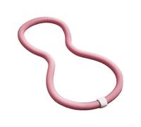 Hellery Weighted Abdominal Fitness Circle, Inner Circumference 150cm, Weighted Spring Hoop, Workout Circle for Gym, A, Pink