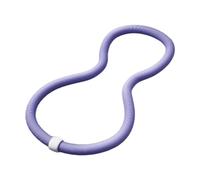 Hellery Weighted Abdominal Fitness Circle, Inner Circumference 150cm, Weighted Spring Hoop, Workout Circle for Gym, A, Purple