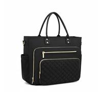 Hellery Women Handbag Nurse Tote Bag Work Bag Shoulder Bag Laptop Bag With Organized Storage Cup Holder Polyester Easy Access Pockets Suitable for healthcare rounds office errands teaching commuting