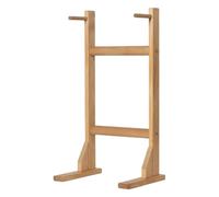 Hellery Wooden Gong Stand for Gongs Up to 40 Cm in Diameter, Versatile Use, Also Suitable As A Wind Chime Stand for Classrooms Or Tea Rooms.