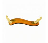 Hellery Wooden Violin Shoulder Rest Metal Hardware Violin Shoulder Rest Clip in strument Instrument Accessory, 1/16-1/8-1/4 Adjustable Model + Original Storage Bag