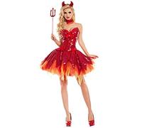 Hellfire Darling Devil Costume - Red - Medium