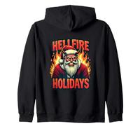 Hellfire Holidays Dark Christmas Zip Hoodie