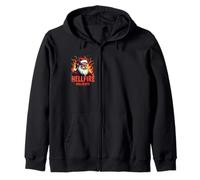 Hellfire Holidays Dark Christmas Zip Hoodie