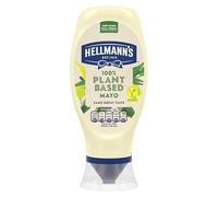 Hellmann's 100% Plant-based Mayo good source of omega 3 great tasting vegan Mayo 430 ml