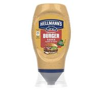 Hellmann's Burger Sauce, Delicious Sauce For Chunky Burgers And Fast Foods, Perfect Tatse For Sandwiches, Barbecue, Cooking, Lunch And Dinner, Standard Bottle 258 ml