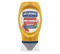 Hellmann's Chilli Charger Mayonnaise Condiment 100% recyclable squeeze bottle spicy mayo for burgers, sandwiches and chips 250 ml