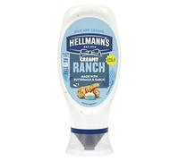 Hellmann's Creamy Ranch Sauce made with Buttermilk & Garlic for a cool & tangy burst of flavour 430 ML