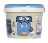 Hellmann's Light Mayonnaise, Catering Mayonnaise, Bulk buy food, 2 Litre Tub