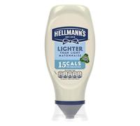 Hellmann's Lighter than Light Mayonnaise 100% recycled plastic bottle light mayo for sandwiches, wraps, and salads 430 ml