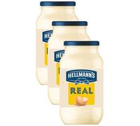 Hellmann's Real Mayonnaise with 100% free-range eggs and sustainably sourced oils for fries, burgers and salads 800 g (Pack of 3)