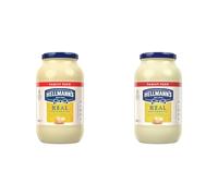 Hellmann's Real Mayonnaise with 100% free-range eggs and sustainably sourced oils for fries, burgers and salads 800 g (Pack of 2)