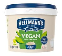 Hellmann's Vegan Mayonnaise, Catering Mayonnaise, Bulk buy food, 5 Litre Tub