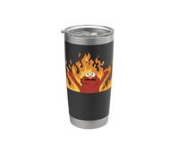 Hellmo Meme Everything is Fine, I'm Fine, Burning Fire Stainless Steel Insulated Tumbler
