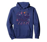 Hello 1st Grade Girl First Grade Magic School Fun Pullover Hoodie, Adult Unisex, Navy, S