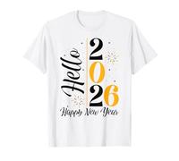 Hello 2026 Happy New Year Matching Family New Year Countdown T-Shirt