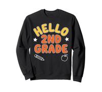 Hello 2nd Grade Cute Back To School Second Grader Sweatshirt