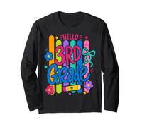 Hello 3rd Grade Back to School Student Welcome Long Sleeve T-Shirt