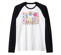 Hello 3rd Grade Boy Girls Teacher Third Grade Back to School Raglan Baseball Tee