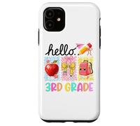 Hello 3rd Grade Fun Apple Pencil Backpack Case for iPhone 11