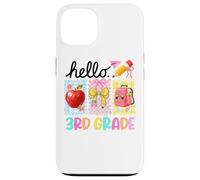 Hello 3rd Grade Fun Apple Pencil Backpack Case for iPhone 13