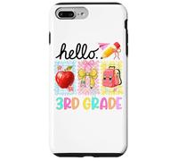Hello 3rd Grade Fun Apple Pencil Backpack Case for iPhone 7 Plus/8 Plus