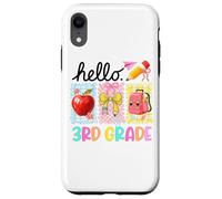 Hello 3rd Grade Fun Apple Pencil Backpack Case for iPhone XR