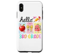 Hello 3rd Grade Fun Apple Pencil Backpack Case for iPhone XS Max