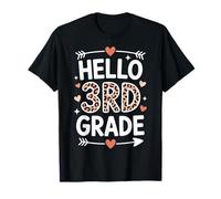 Hello 3rd Grade School Year Start Teacher Life T-Shirt