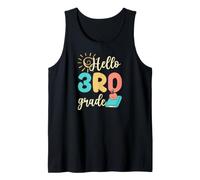 Hello 3rd Grade Third Grader School Picture Day Sunshine Tank Top