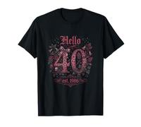 Hello 40 Est 1986 40 th Birthday T-Shirt