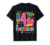 Hello 4th Grade Back to School 4th Grader Teacher Student T-Shirt