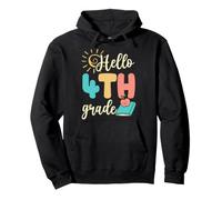 Hello 4th Grade Fourth Grader School Picture Day Sunshine Pullover Hoodie