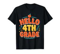 Hello 4th Grade Funny Back to School Fourth Grader T-Shirt