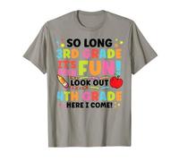 Hello 4th Grade So Long 3rd Fun Graduation Back to School T-Shirt