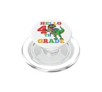 Hello 4th Grade T-Rex Dinosaur Back To School Boys PopSockets PopGrip for MagSafe