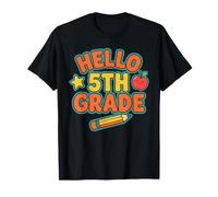 Hello 5th Grade Cute Back to School Fifth Grader T-Shirt