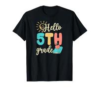 Hello 5th Grade Fifth Grader School Picture Day Sunshine T-Shirt