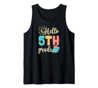 Hello 5th Grade Fifth Grader School Picture Day Sunshine Tank Top
