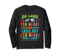 Hello 5th Grade So Long 4th Fun Graduation Back to School Long Sleeve T-Shirt