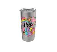 Hello 5th Grade Teacher Students Back to School Fifth Grade Stainless Steel Insulated Tumbler