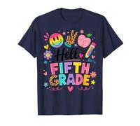Hello 5th Grade Teacher Students Back to School Fifth Grade T-Shirt