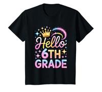 Hello 6th Grade Funny Princes Girls Back to School T-Shirt