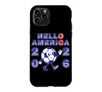Hello America Soccer 2026 Host Fan Football Art Case for iPhone 11 Pro