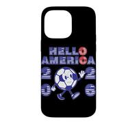 Hello America Soccer 2026 Host Fan Football Art Case for iPhone 14 Pro Max