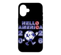 Hello America Soccer 2026 Host Fan Football Art Case for iPhone 16