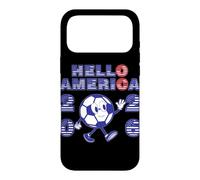 Hello America Soccer 2026 Host Fan Football Art Case for iPhone 17 Pro Max