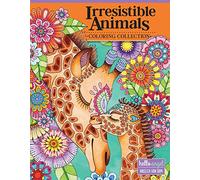 Hello Angel Irresistible Animals Coloring Collection (Design Originals) 32 Adorable Designs include Cats, Dogs, Owls, Otters, Sloths, Elephants, Koalas, Foxes, Giraffes, Llamas, Bunnies, and More